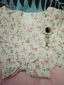 Cute Floral &amp; Tulle Party Dress