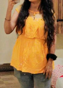 Stylish Mustard Top