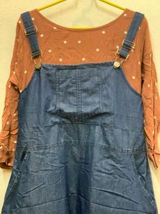 Denim Jumper Dress