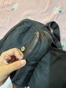 Black backpack