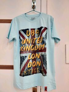 Bumchums New Unused Tshirt Sky Blue Size M