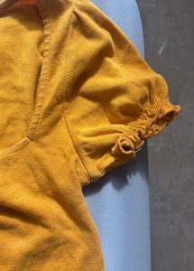 Mustard Crop Top