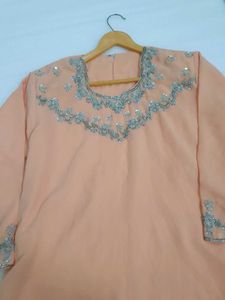Peach Kurta