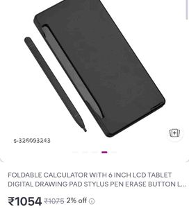 Folding Calculator With Digital Lcd Not Pad