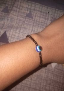 Homemade Evil Eye Beaded Bracelet(pack of 2)