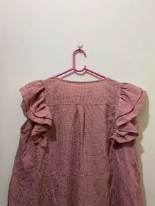 Cute Ruffled Sleeve Top 38-42
