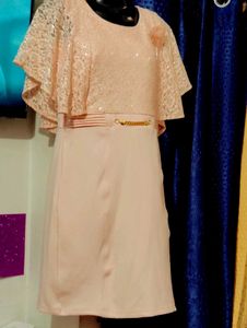 Blush Pink Lace Party Dress For Girls
