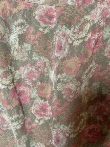 vintage-style floral Skirt