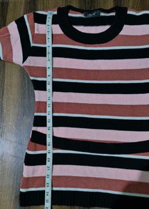 Striped Knit Top