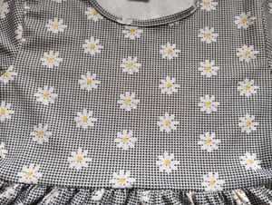 Daisy Print Ruffle Top
