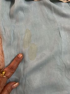 Light Blue Embroidered Pant Kameez