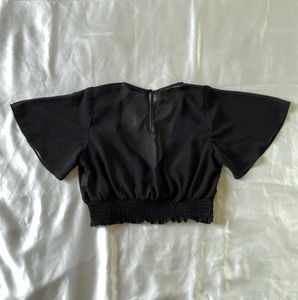 Shein Black Crop Top