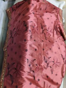 Rust Saree
