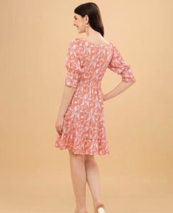 Floral Print Tiered Dress