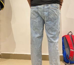 Acid Wash Denim Jeans