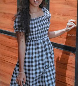 Urbanic Black And White Dress