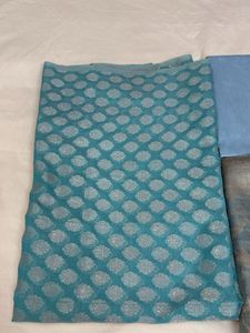 Festive Zari Blue Suit