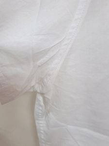 Men&#39;s Half sleeves White shirt