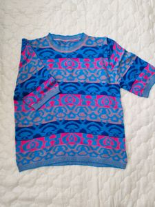 Short Sleeve Knit Top