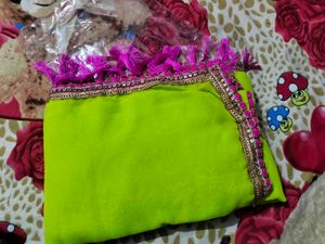 Elegant Saree with Embellishments