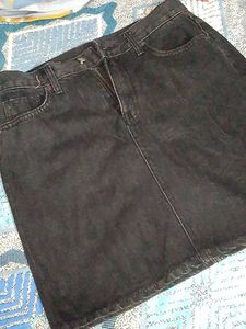 Denim Mini Skirt