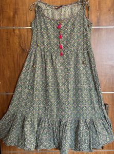 Flared Printed Cotton Kurti