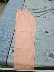 Peach Woman Pants