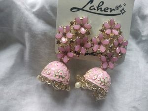 Cute Pink Jhumka