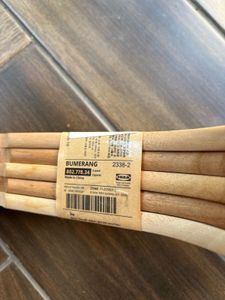 IKEA Wooden Hangers NEW WITH TAG  Set
