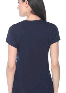Women Printed Round Neck Regular Tshirt