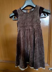 Brown Polka Dot Dress