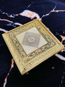 Small Size Golden Color Chowki From Moroccan 🇲🇦