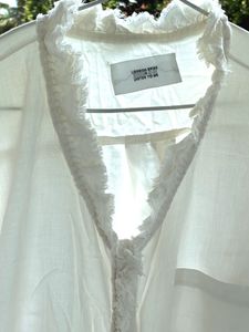 White Flowy Top