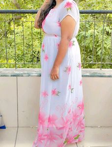 Floral Print Maxi Dress