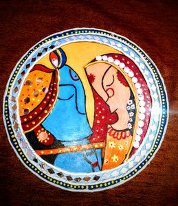 Radhe Krishna Wall Hanging