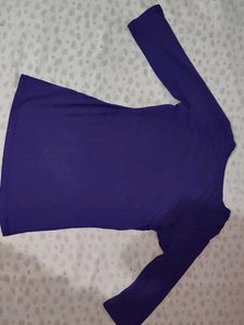 A Purple Tshirt With Very Comfy Cloth