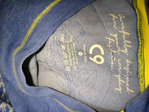 Blue Floral T-Shirt Size Small/ Medium