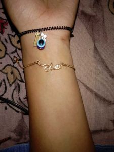 Charm Bracelet with Evil Eye