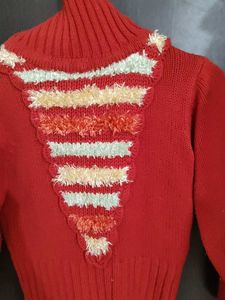 Red Turtleneck Sweater