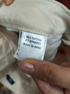 CREAM COLOR TROUSERS PANTS