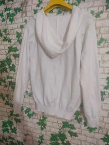 white hoodie