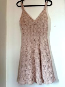 Crochet Mini Dress