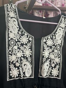 Black Embroidered Tunic
