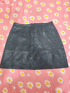 Leather Mini Skirt