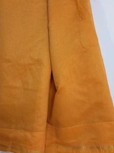 Chanderi Silk Saree With Tassels