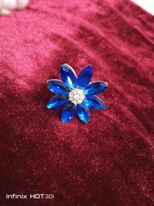 Blue Diamond Ring