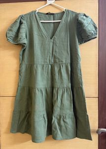 Zudio Summer Dress Puffed Sleeves Skater