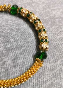 Gold &amp; Green Bracelet