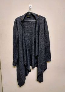 Grey Textured Shrug