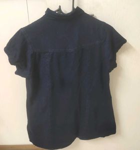 Denim Short Sleeve Shirt